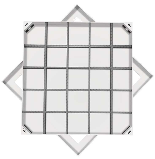 天水不锈钢方井展示